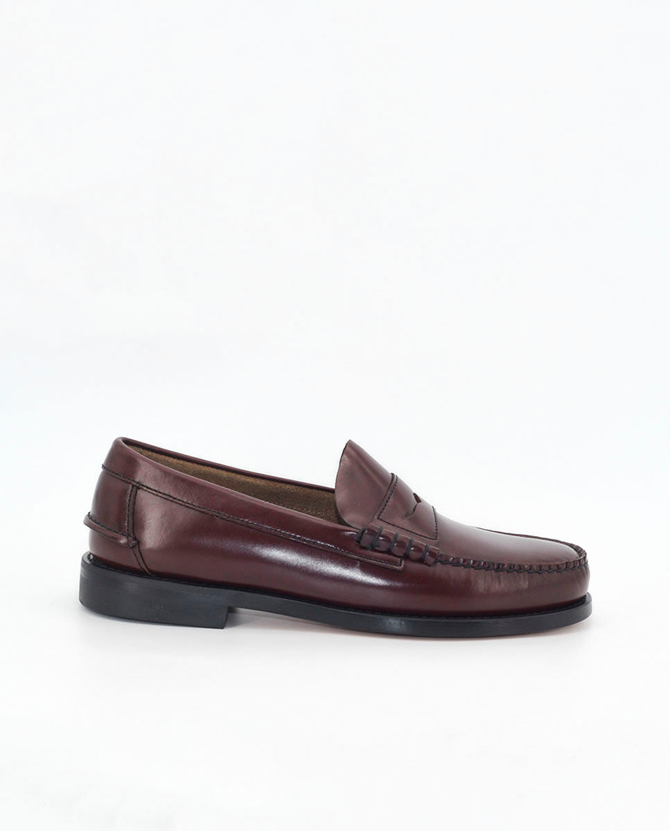 mocasin americano color corinto